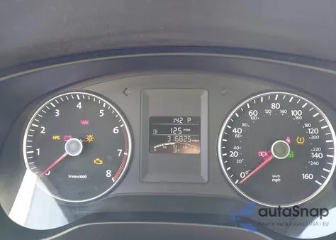 2013 Volkswagen Jetta Se W/Convenience из США, поврежденный, VIN 3VWDX7AJ9DM296424